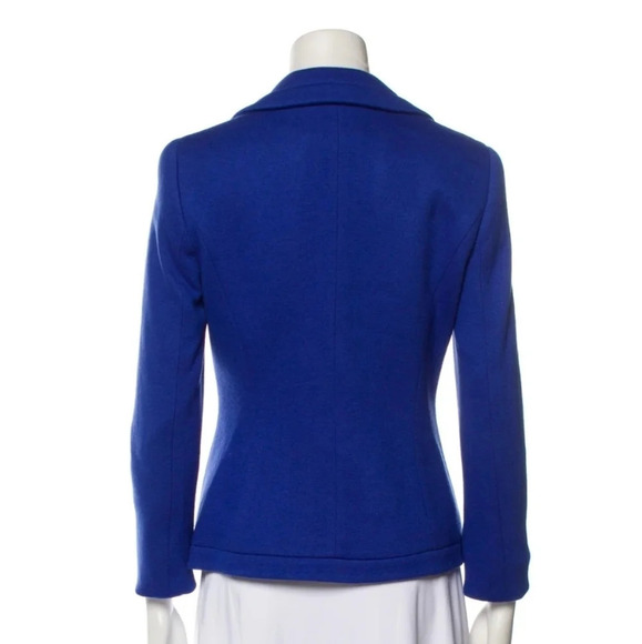 Escada Curacao blue  Loro Piana cashmere blazer SZ EU 34 - Picture 2 of 10
